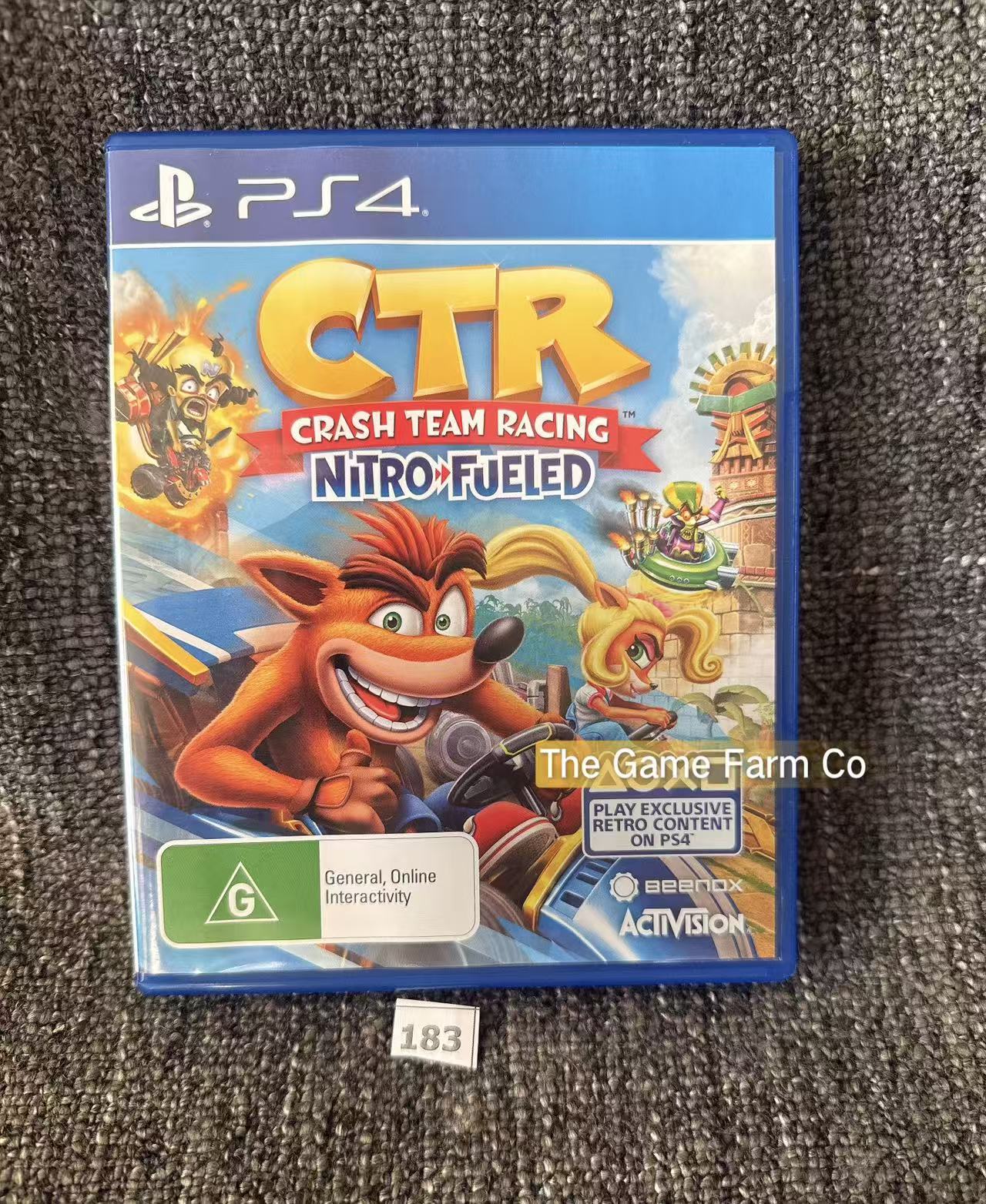 Crash Team Racing Nitro-Fueled Sony PlayStation 4 Complete PAL Tested Used