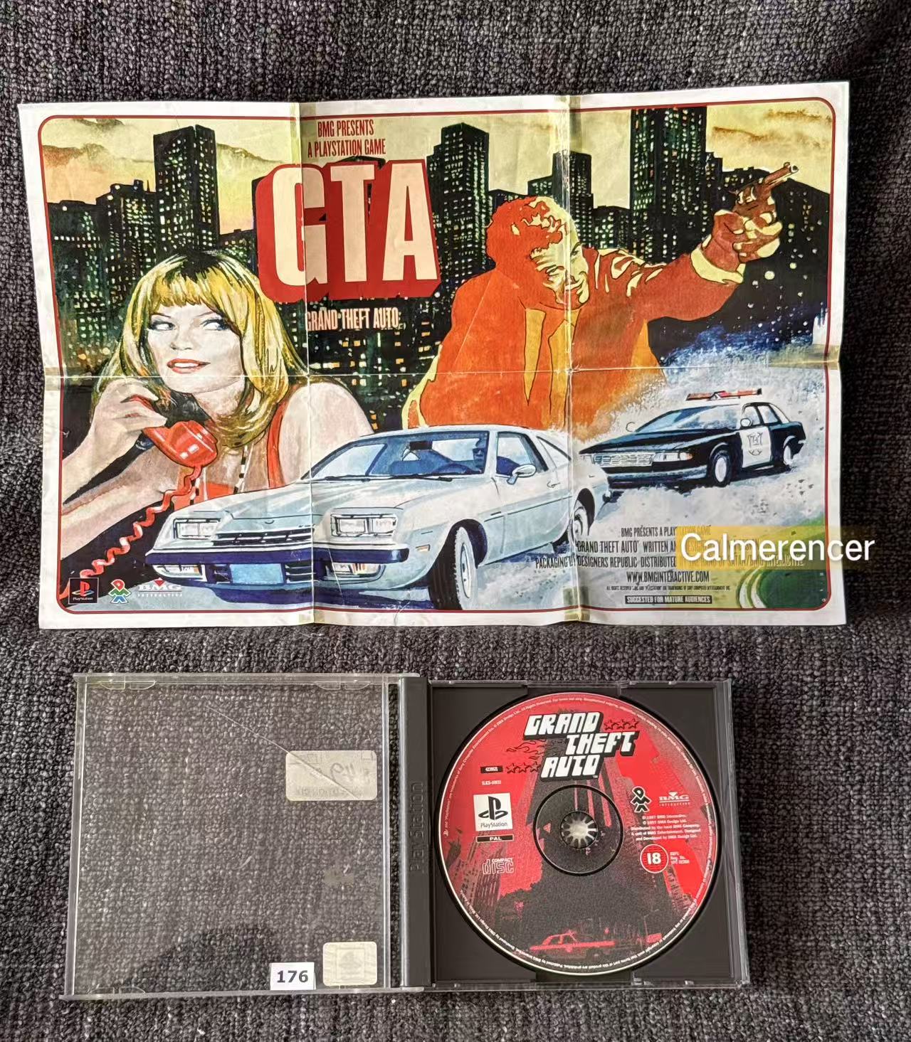 Grand Theft Auto - Sony Playstation One (PS1) Game