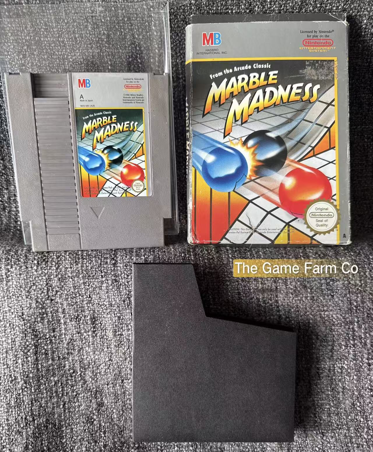 Marble Madness Boxed Game - Nes - Nintendo / Entertainment System - Pal Version