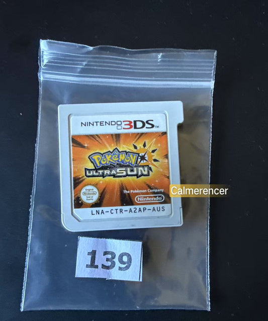 Pokemon Ultra Sun Game - No case Nintendo 3DS