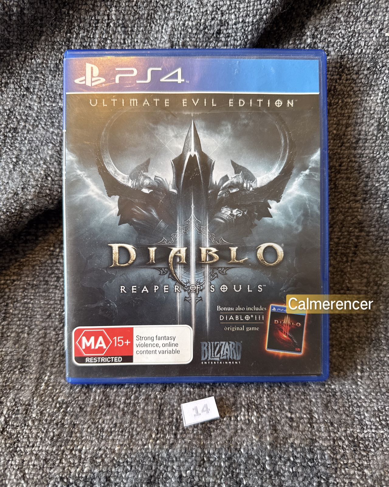Diablo Reaper Of Souls Sony Playstation 4 (PS4) Game
