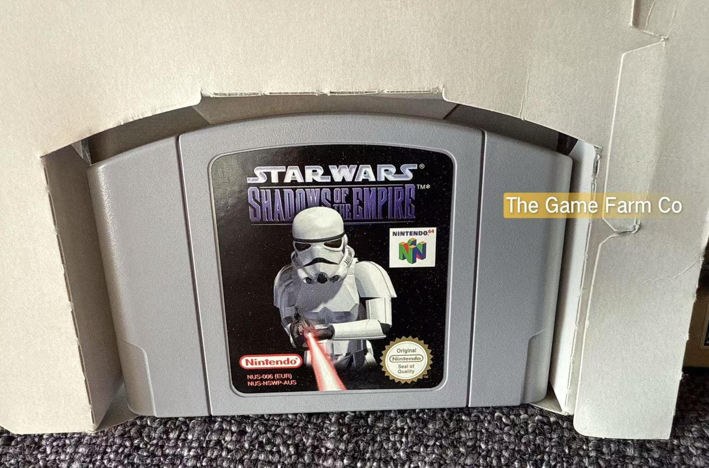 Star Wars Shadows Of The Empire Game Boxed - Nintendo 64 / N64 - Pal Version
