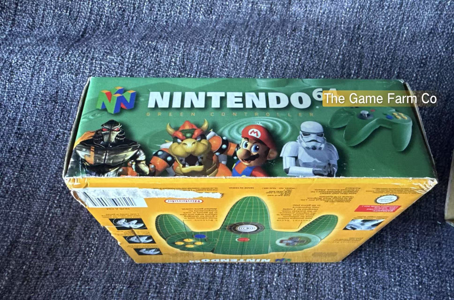 All Genuine boxed Green N64 controller (Nintendo)