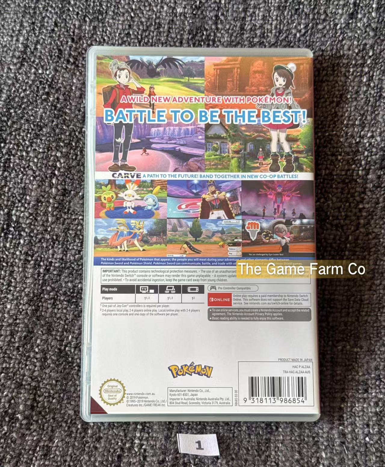 Pokemon Sword Game - Nintendo Switch