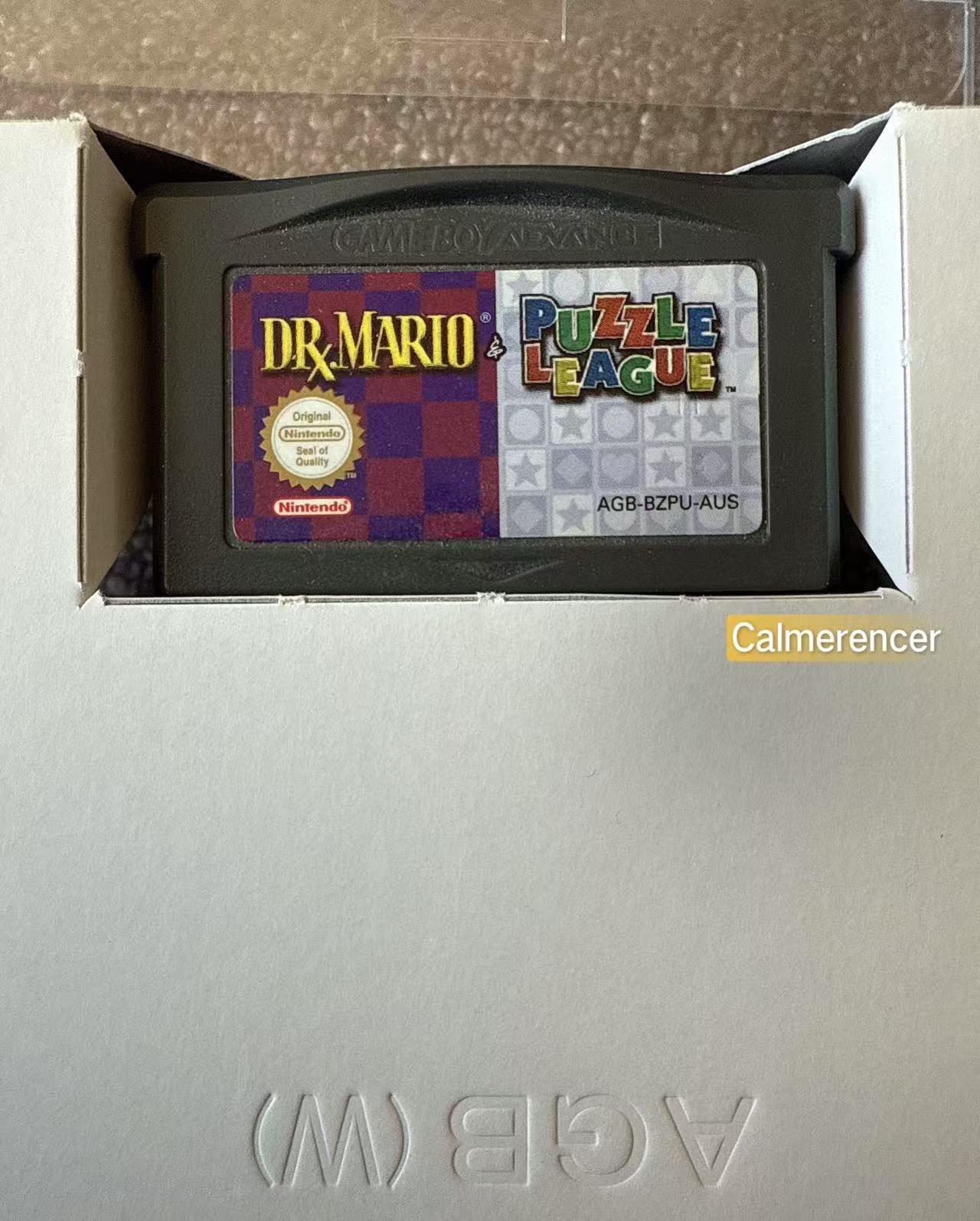 Dr. Mario / Puzzle League Boxed Game -Nintendo Gameboy Advance GBA - Pal Version