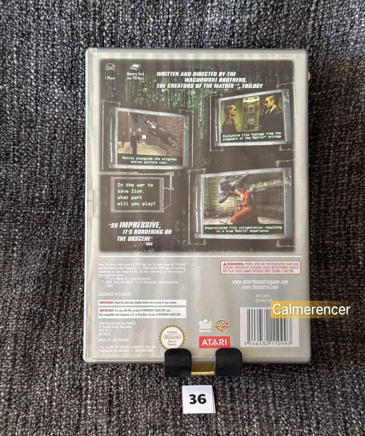 Enter The Matrix Game - Nintendo Gamecube - Pal Version