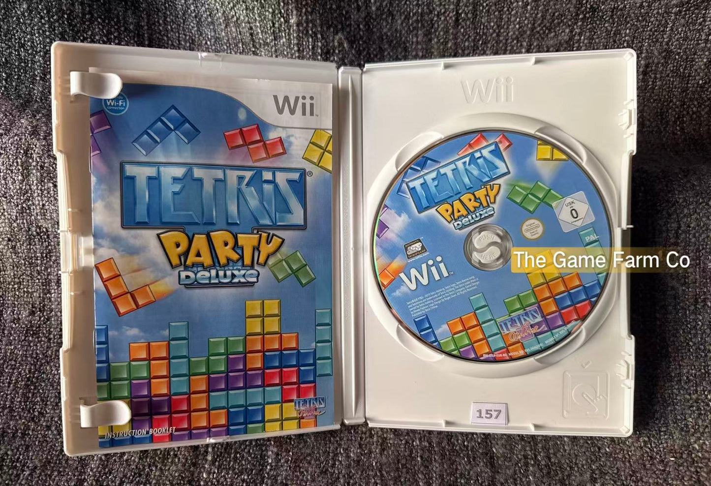 Tetris Party Deluxe (Nintendo Wii) CIB Complete with Manual PAL