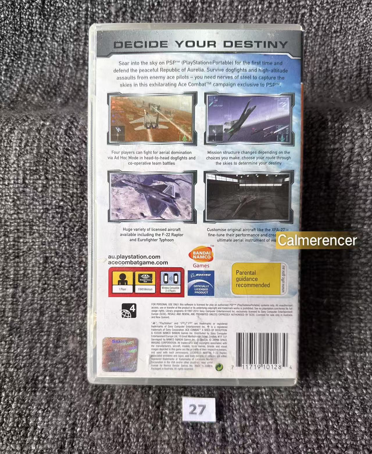 Ace Combat X PSP Game - PlayStation Portable