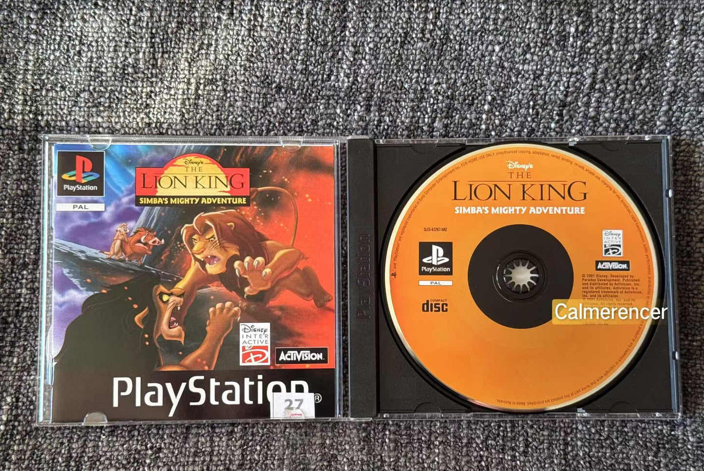 Disney's The Lion King Simba's Mighty Adventure - Sony Playstation One (PS1) Game