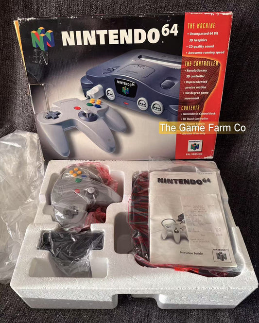 Nintendo 64 (N64) Console Boxed -  Pal Version