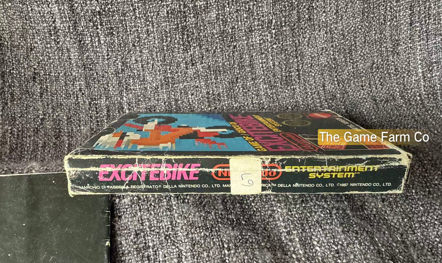 Excite Bike Boxed Game - Nes - Nintendo / Entertainment System - Pal Version
