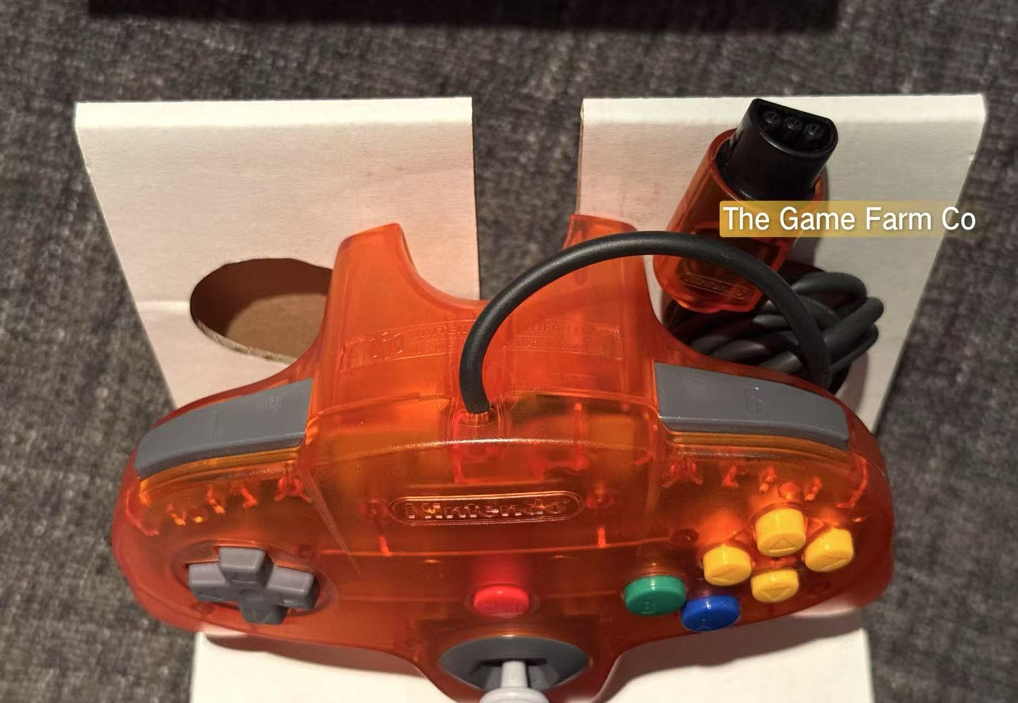 All Genuine boxed Fire Orange N64 controller in excellent condition (Nintendo)