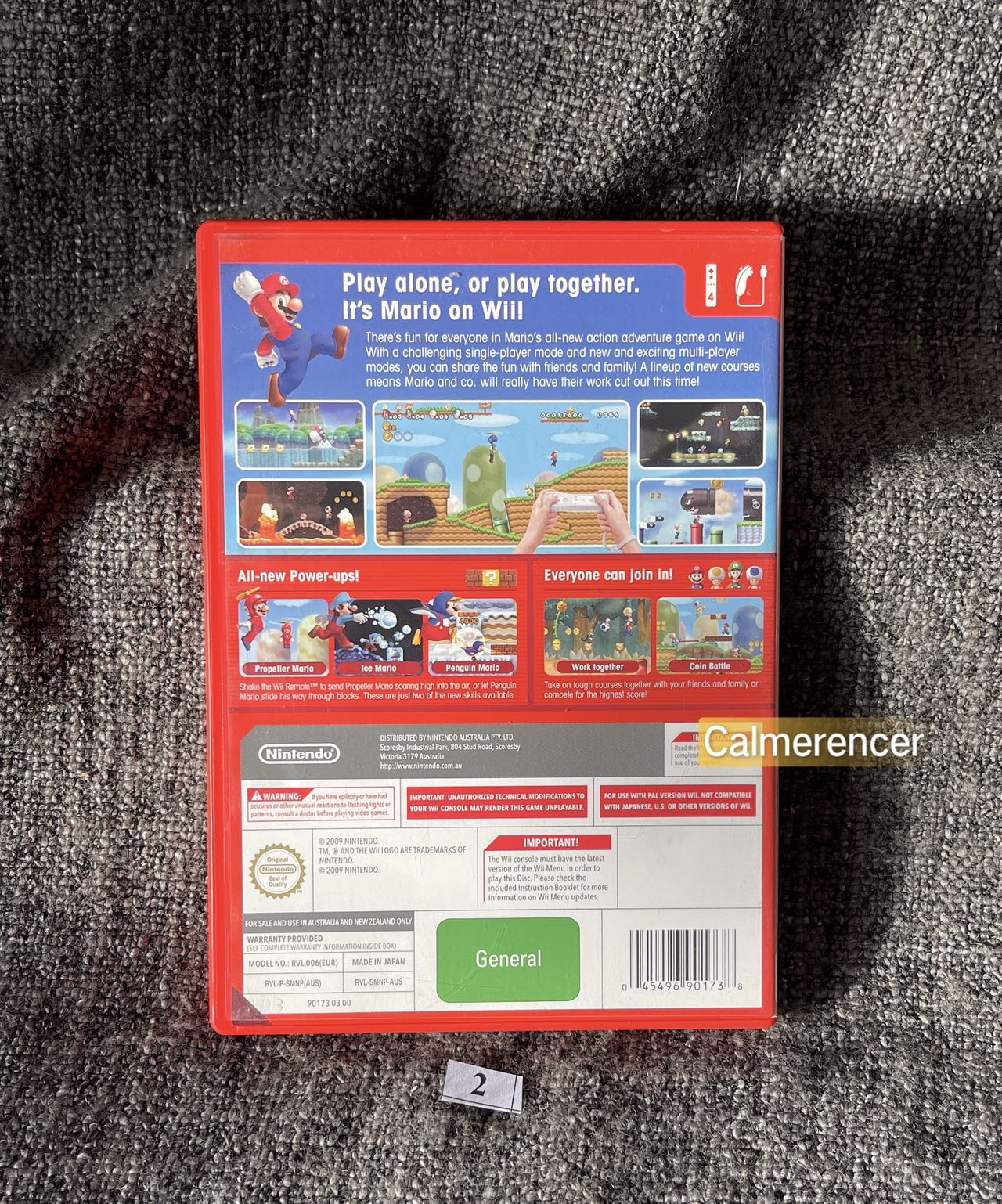 New Super Mario Bros- Nintendo Wii game