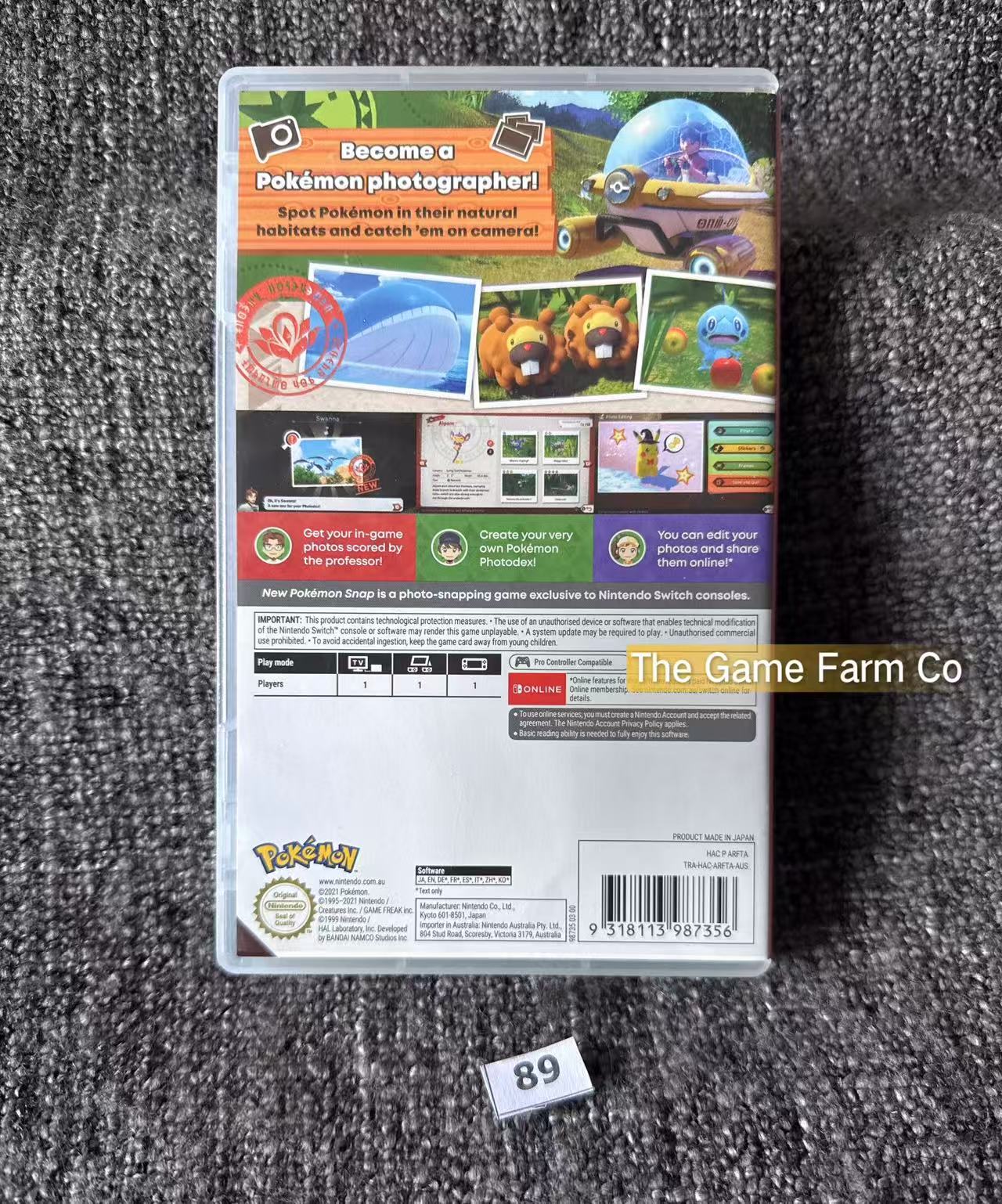 Pokemon Snap Switch Game - Nintendo Switch