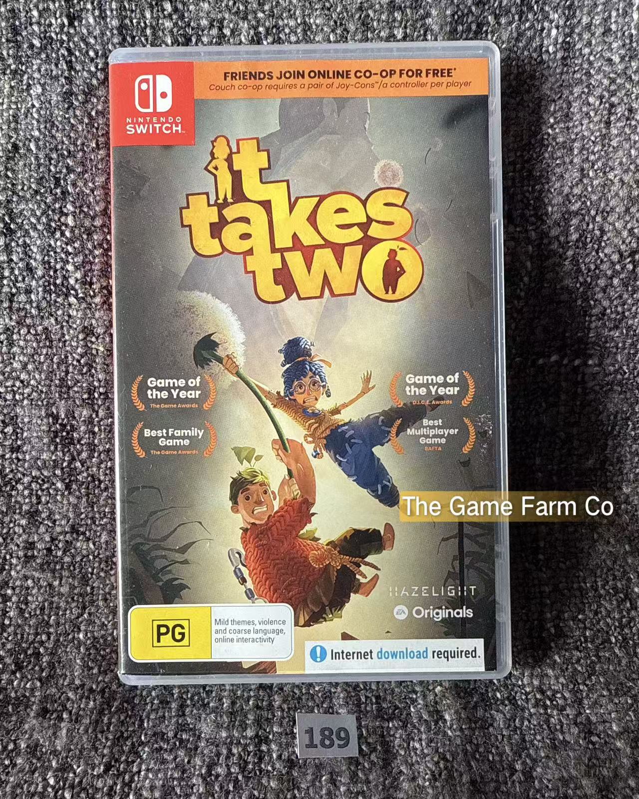 It Takes Two (Nintendo Switch) Co-Op Adventure Game Used CIB PAL