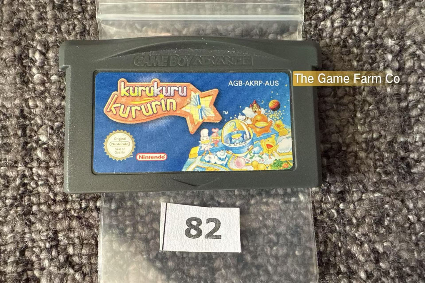 Kurukuru Kururin Game -Nintendo Gameboy Advance Cart GBA - Pal Version