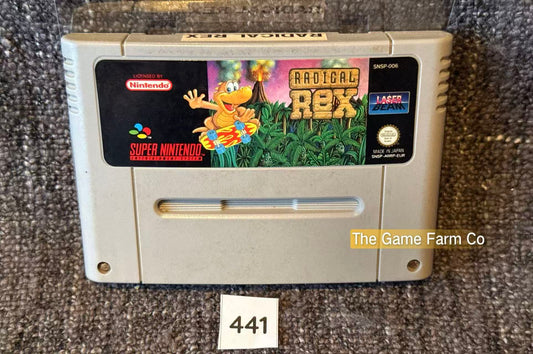 Radical Rex (Nintendo SNES) Authentic PAL Loose Game Cartridge Only