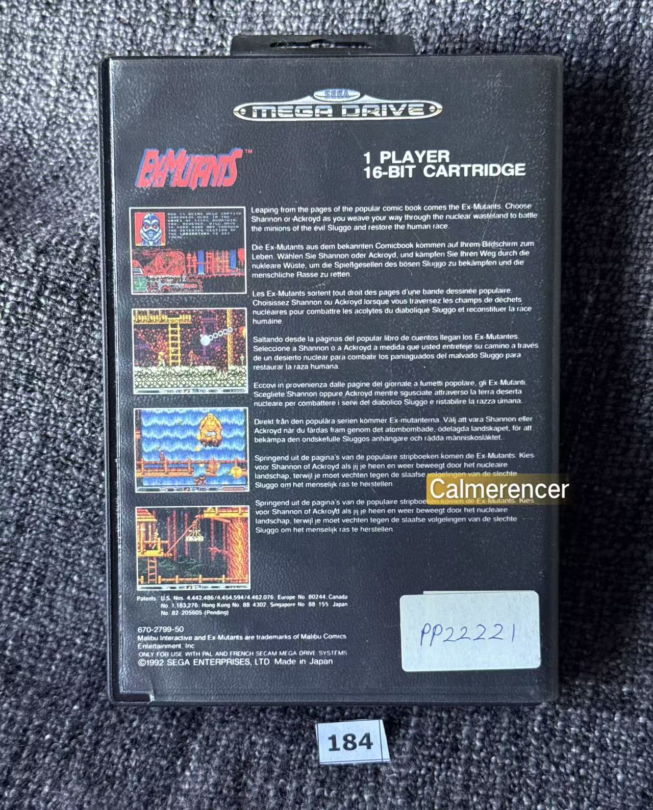 Ex Mutants  - Game - Sega Mega Drive