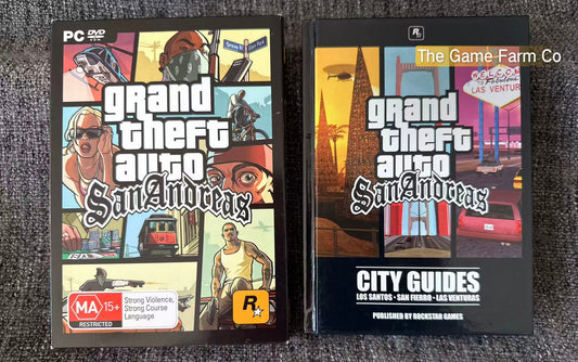Grand Theft Auto San Andreas boxed Game - PC - CD ROM - Big Box