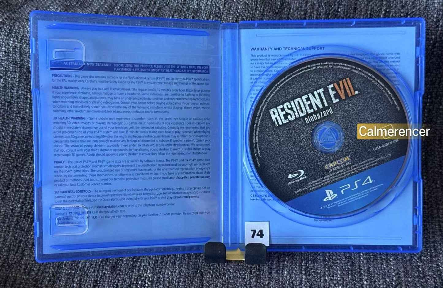 Resident Evil Biohazard  Sony Playstation 4 (PS4) Game