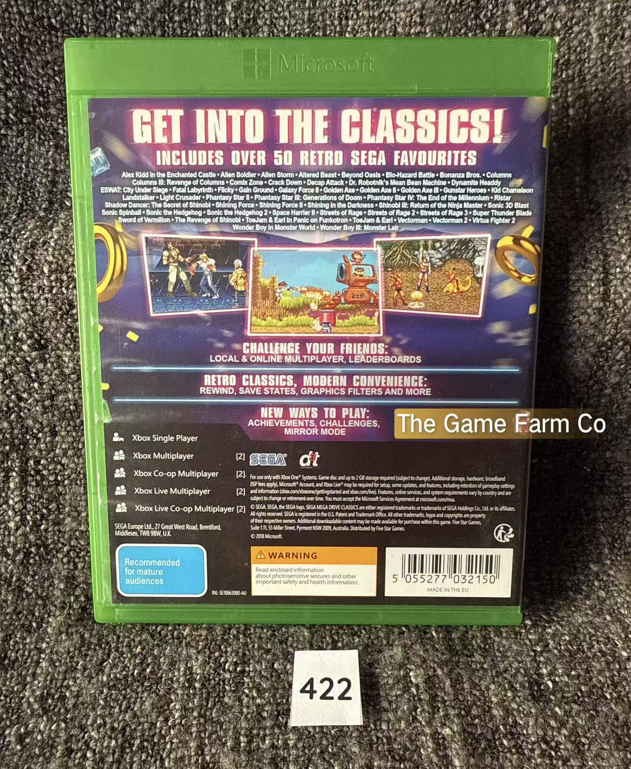 SEGA Mega Drive Classics Xbox One Complete in Box (CIB)