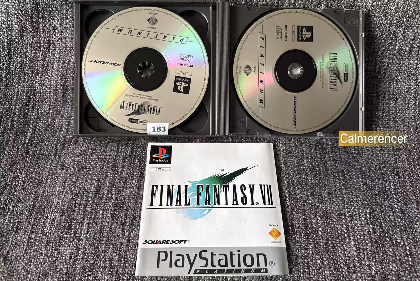 Final Fantasy VII  With FF VIII demo - Sony Playstation One (PS1) Game