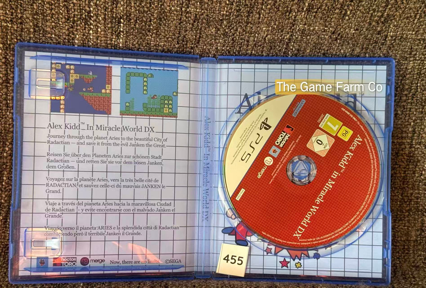 Alex Kidd in Miracle World DX  PS5 Physical Game CIB PAL Tested Used