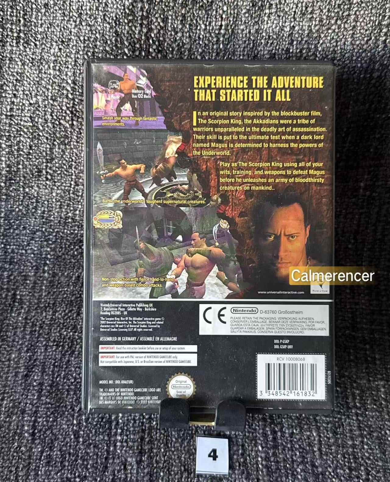 The Scorpion King Game - Nintendo Gamecube - Pal Version