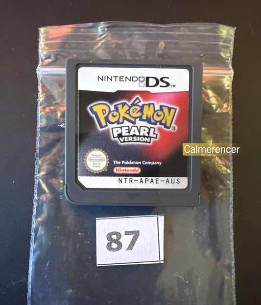 Pokemon Pearl Version Game - No case Nintendo DS - Pal