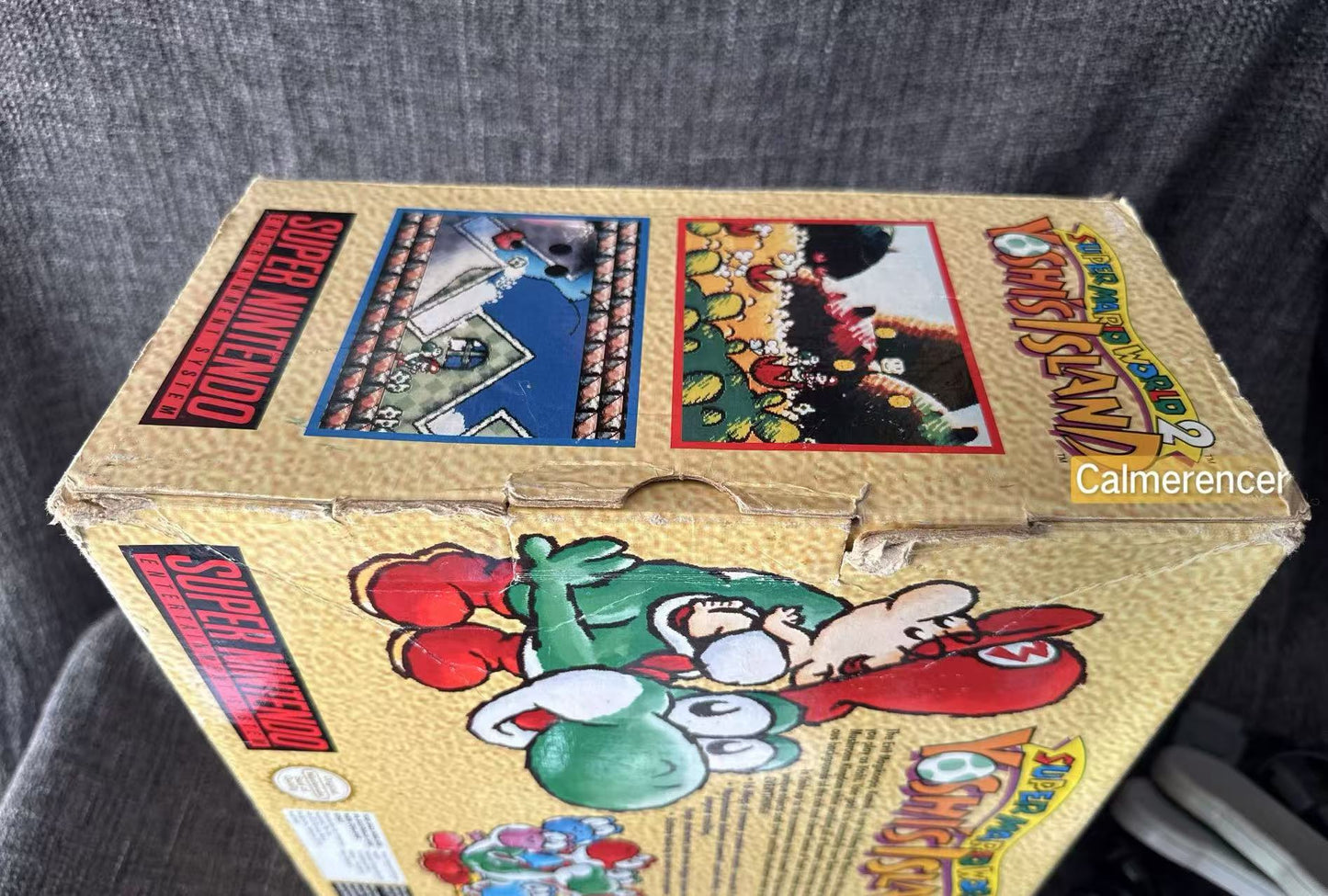 Super Mario World 2 Yoshi's Island Console Bundle Big Box (Snes) Pal Version - See Description