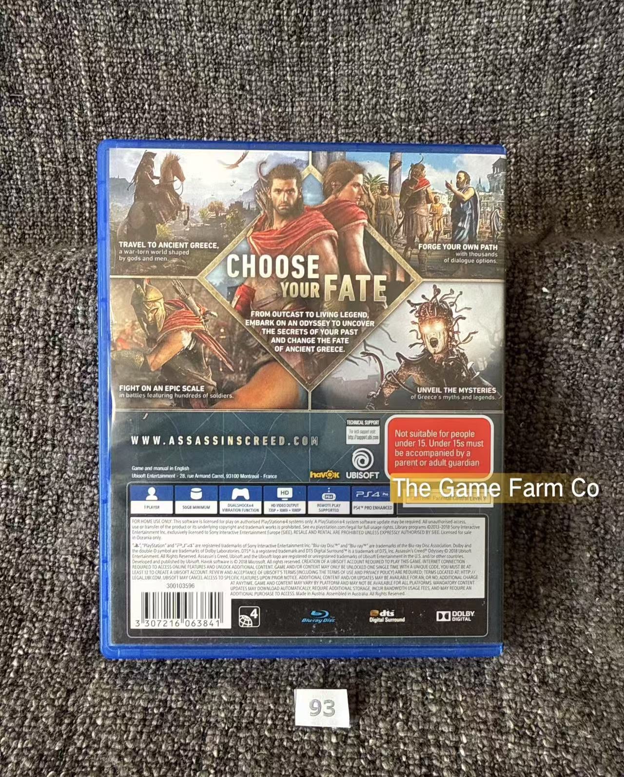 Assassin's Creed Origins Sony Playstation 4 (PS4) Game