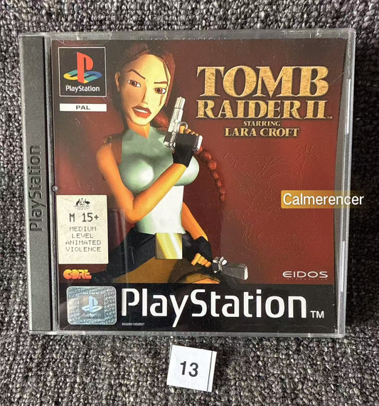 Tomb Raider II 2 - Sony Playstation One (PS1) Game