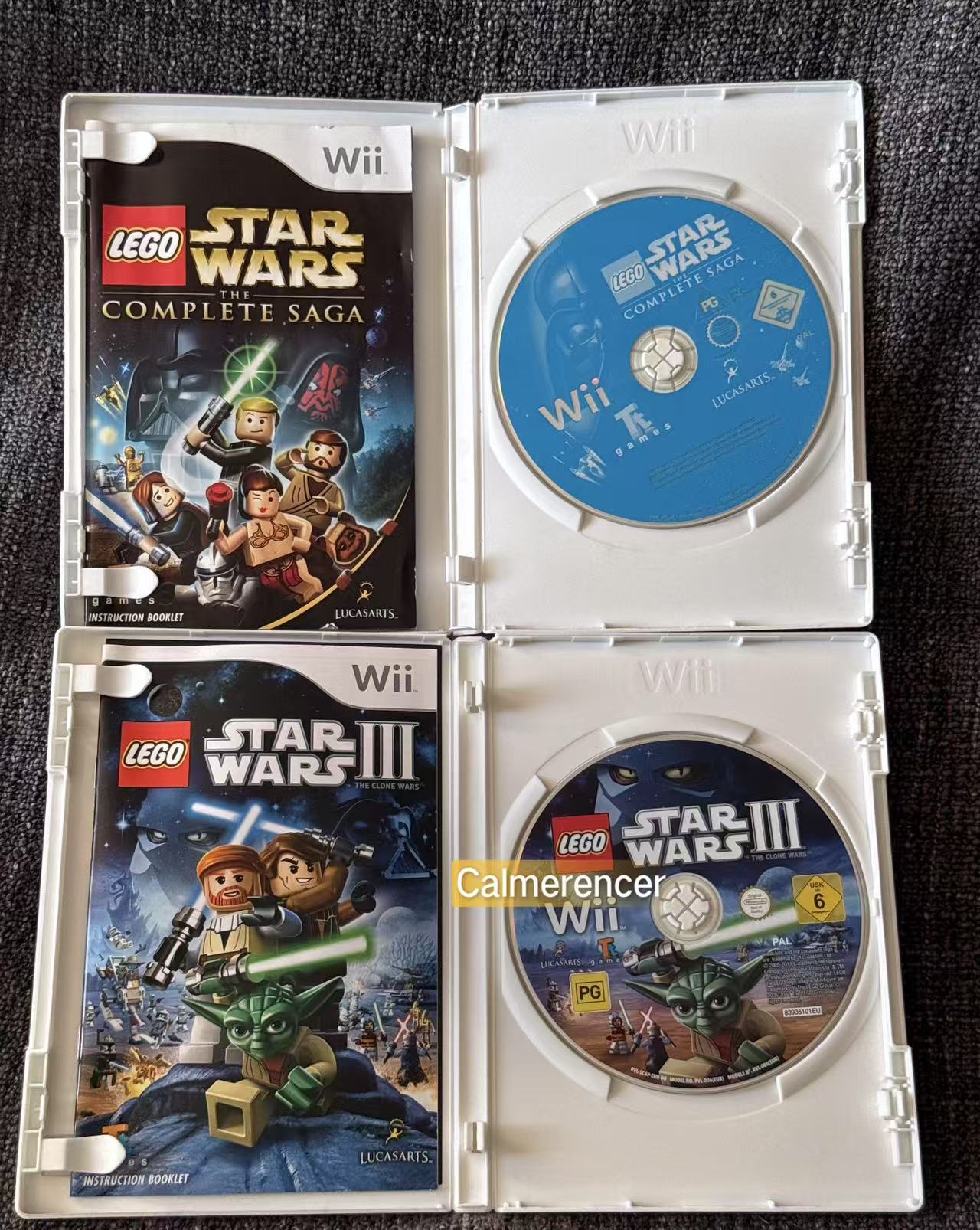 Lego Star Wars III + The Complete Saga - Nintendo Wii games