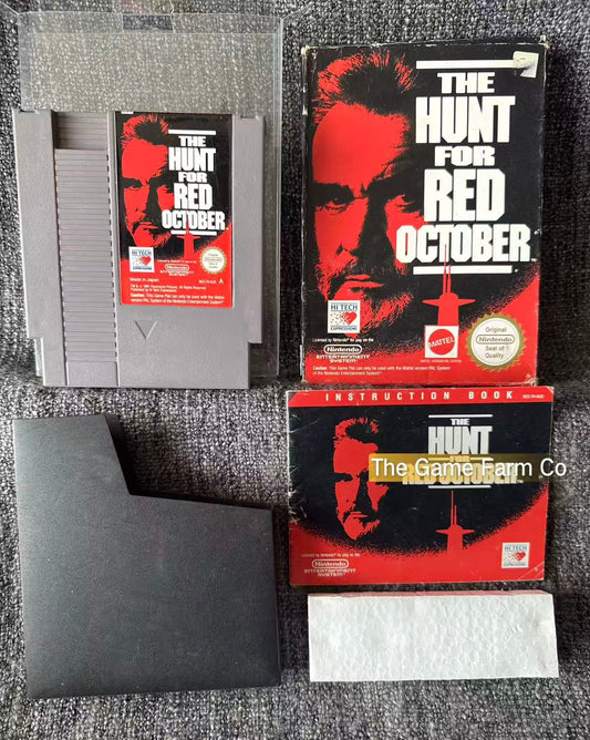 The Hunt For Red October Boxed Game - Nes - Nintendo / Entertainment System - Pal Version