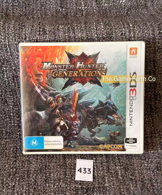 Monster Hunter Generations 3DS Physical Game CIB PAL Tested Used
