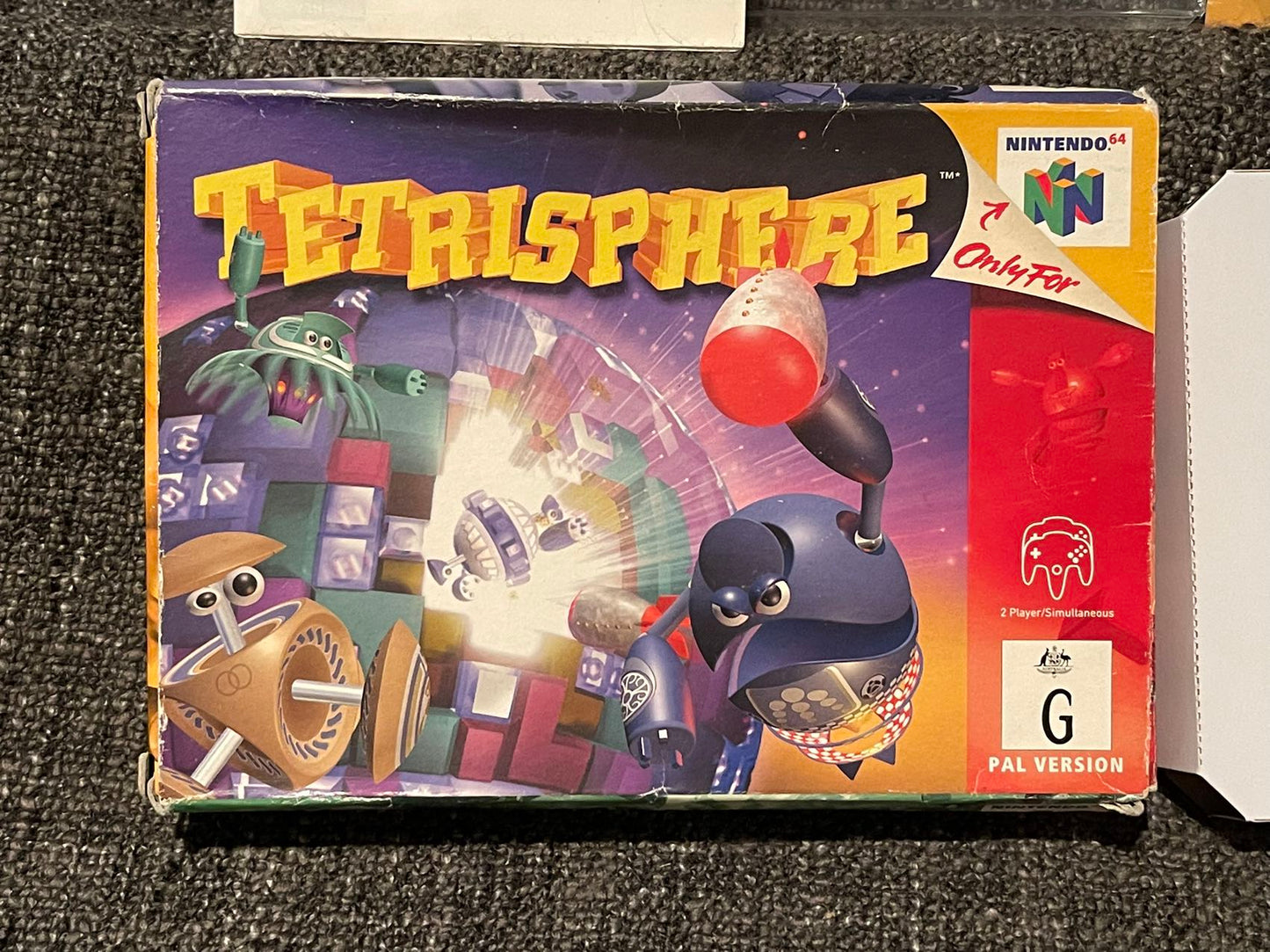Tetristphere Game Boxed - Nintendo 64 / N64 - Pal Version