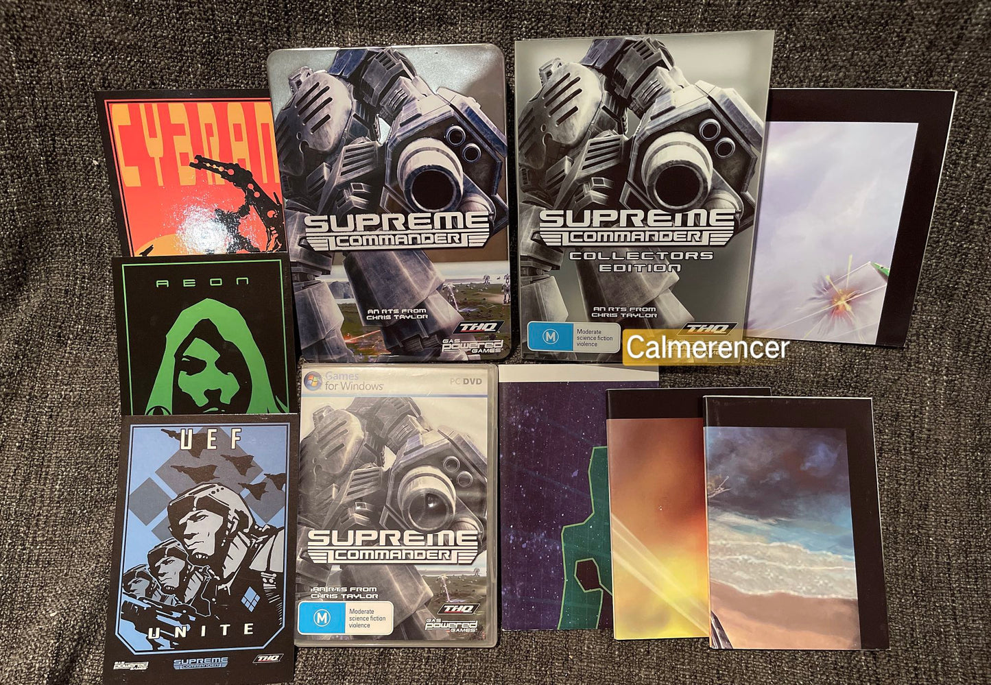 Supreme Commander Collectors edition Game - PC - CD ROM - Big Box