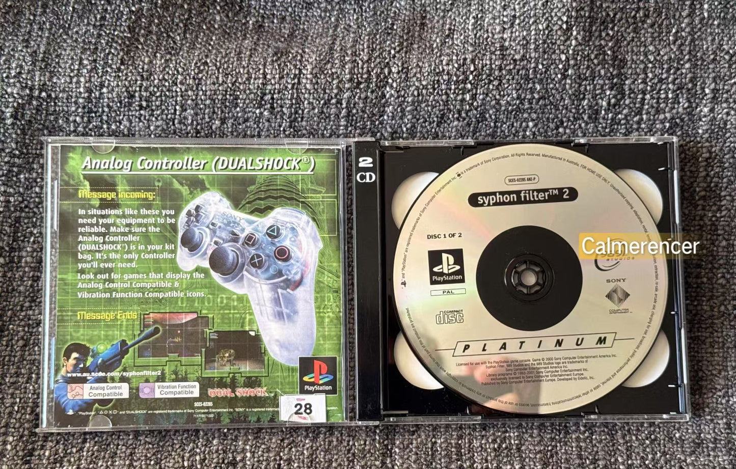 Syphon Filter Mint like condition - Sony Playstation One (PS1) Game