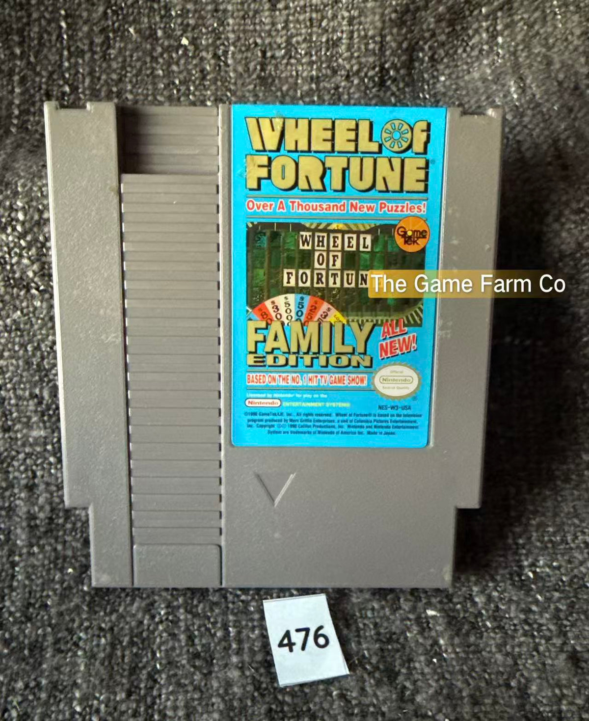 Wheel of Fortune: Family Edition Nintendo Entertainment System (NES) Loose Used