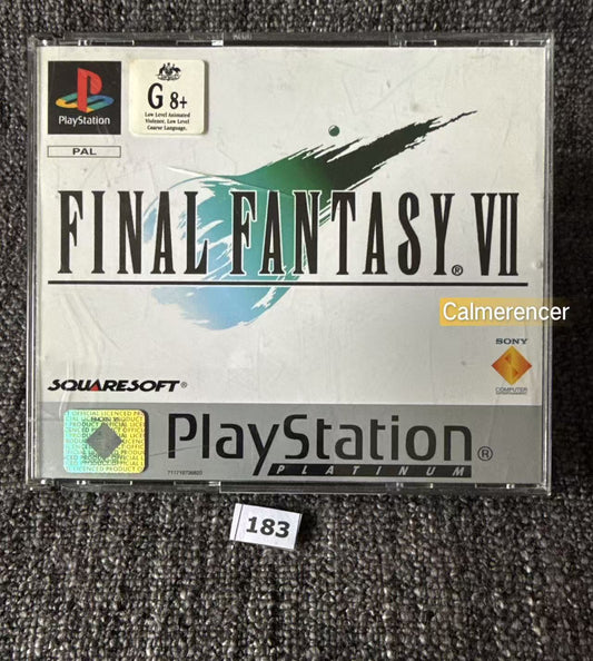 Final Fantasy VII  With FF VIII demo - Sony Playstation One (PS1) Game