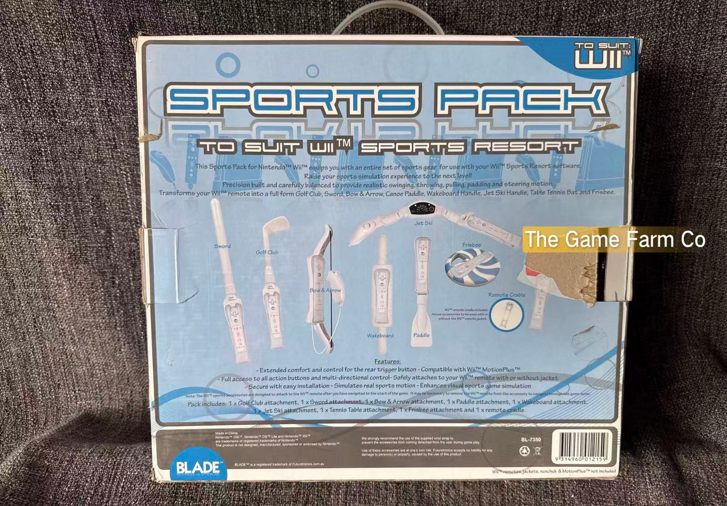 Sports Pack To Suit Wii sports resort Nintendo Wii