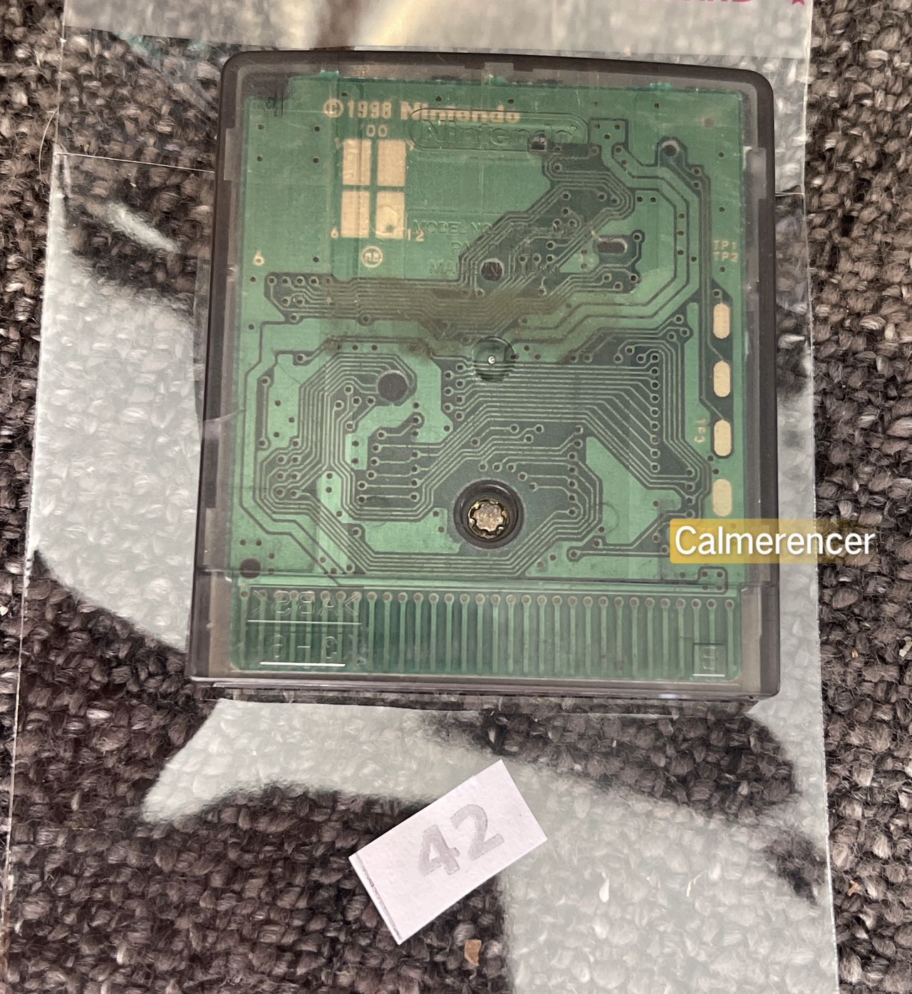 Mario Tennis Game - Nintendo Gameboy Color