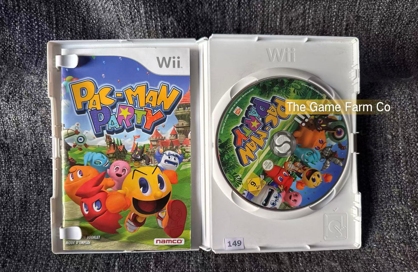 Pac-Man Party (Nintendo Wii, 2010) - Complete in Box CIB - PAL Version