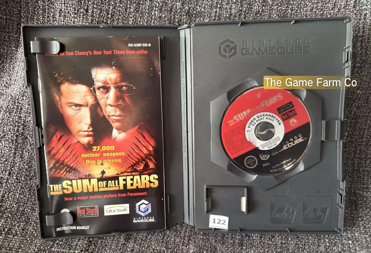 The Sum Of All Fears Game - Nintendo Gamecube - Pal Version