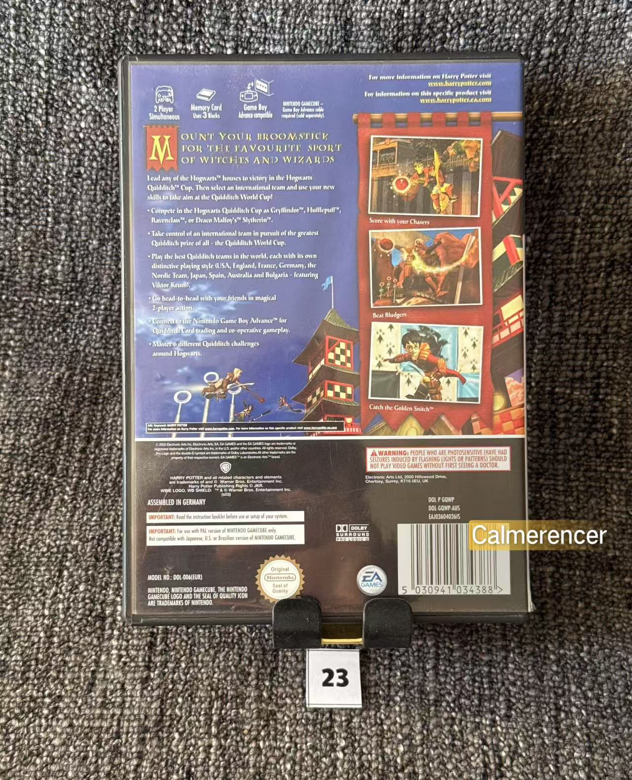 Harry Potter Quidditch World Cup Game - Nintendo Gamecube - Pal Version