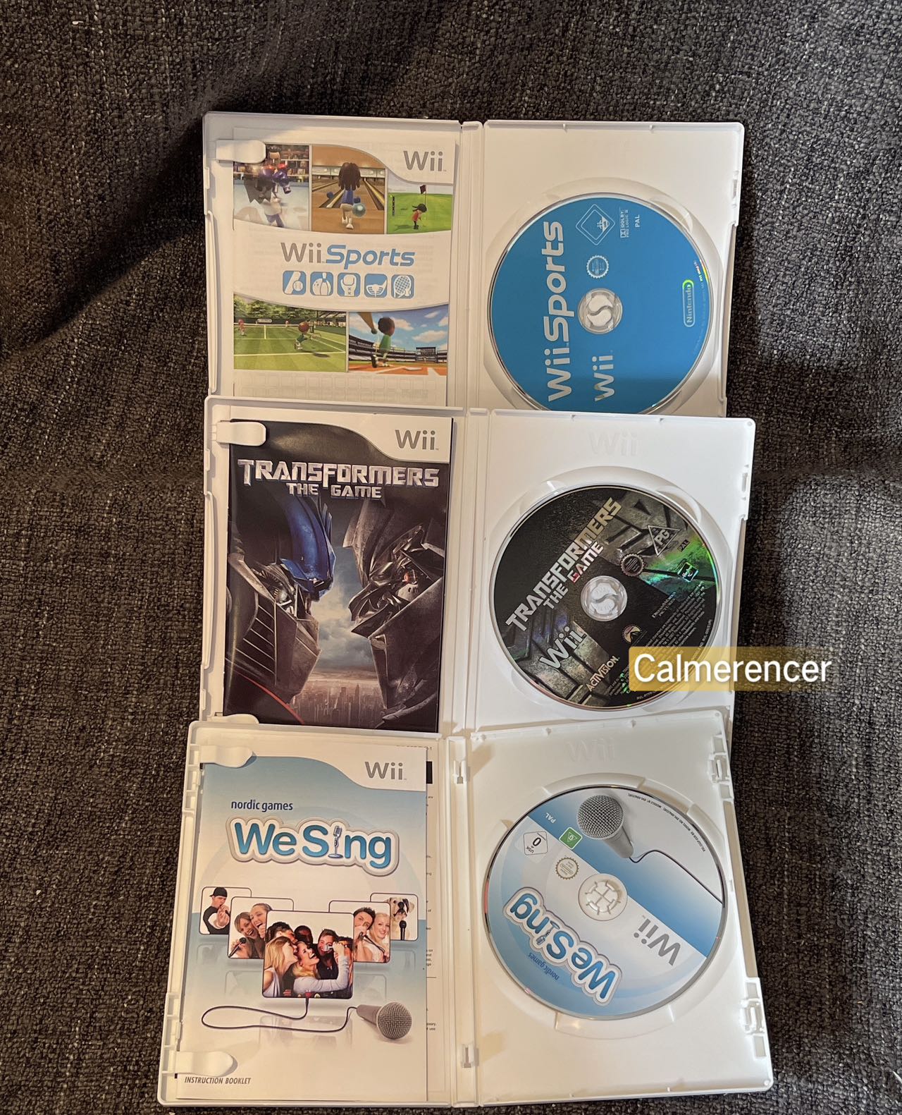 7x Games + 2x Microphones - Nintendo Wii game Bundle