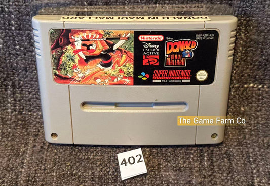 Donald in Maui Mallard Super Nintendo (SNES) Loose Used PAL Version
