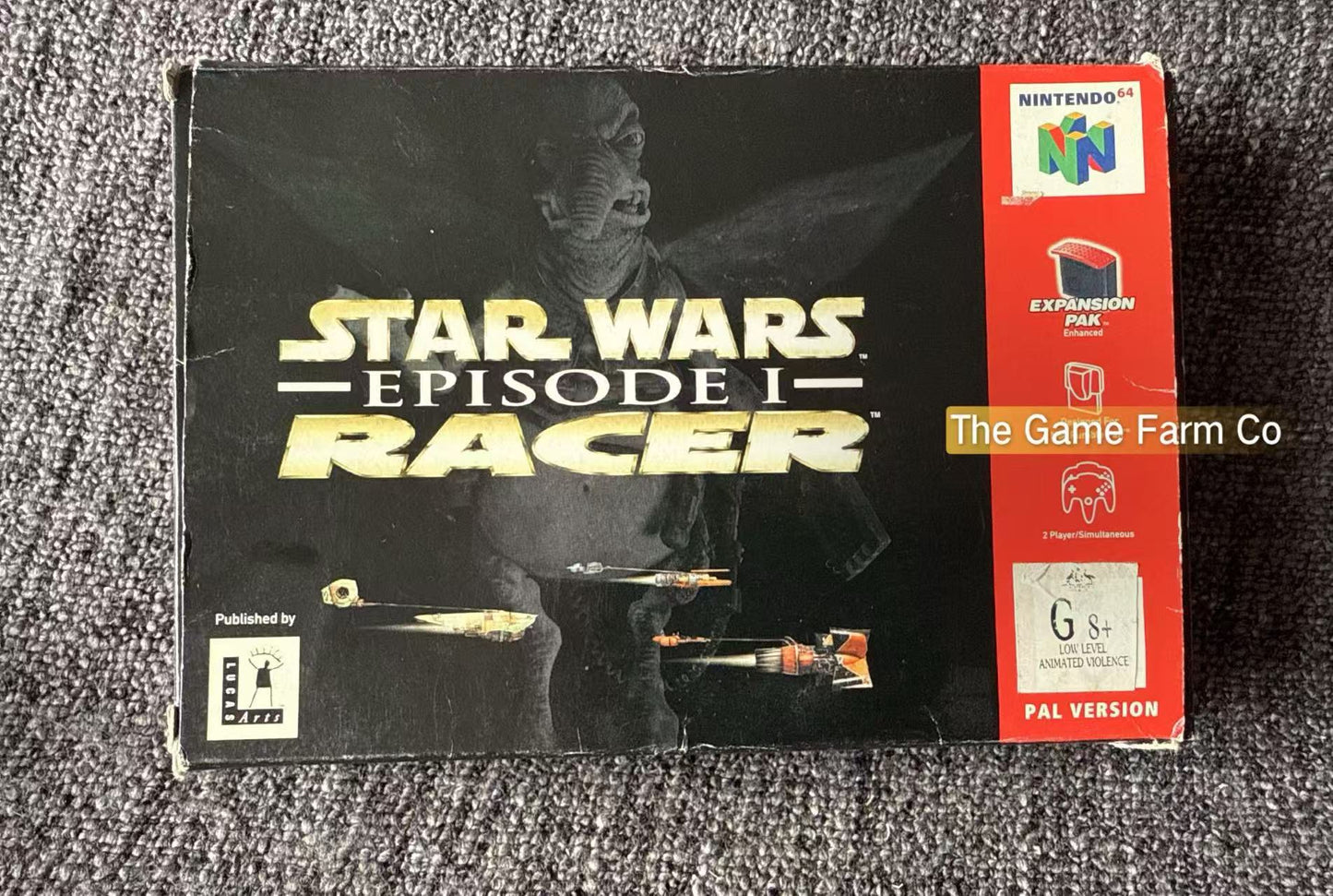 Star Wars Racer Episode 1 Game Boxed - Nintendo 64 / N64 - Pal Version