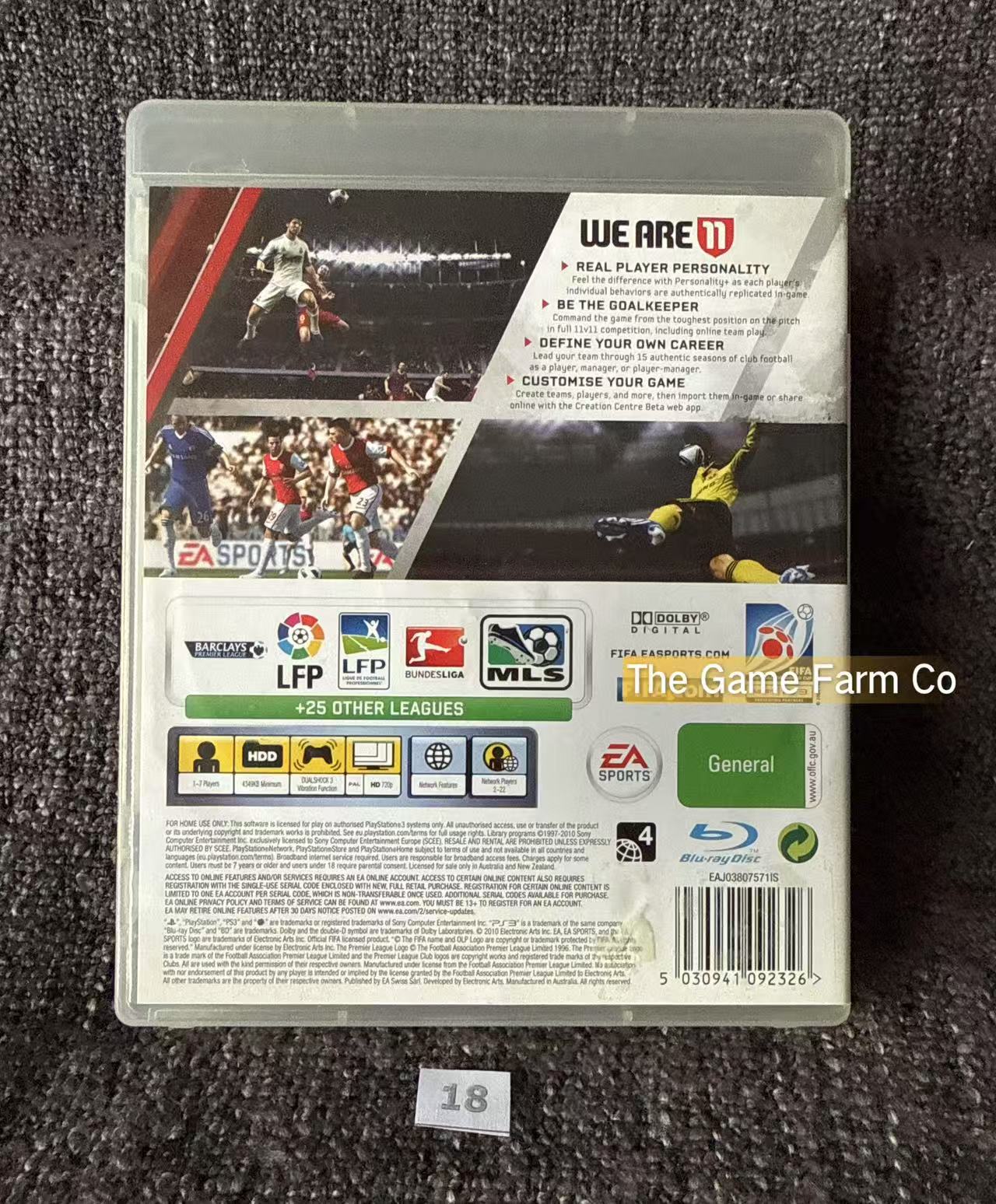 Fifa 11 Game - PS3 - Sony Playstation 3