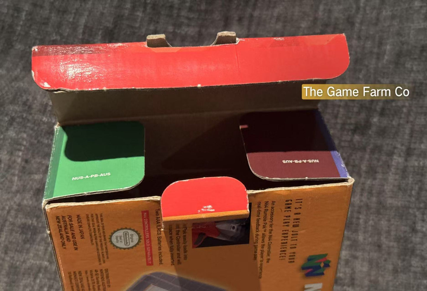 Nintendo 64 (N64) Rumble Pak boxed - Genuine